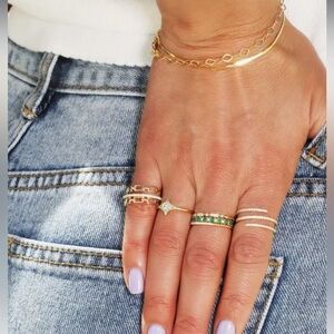 Bony Levy Emerald and Diamond Ring - Size 6.5